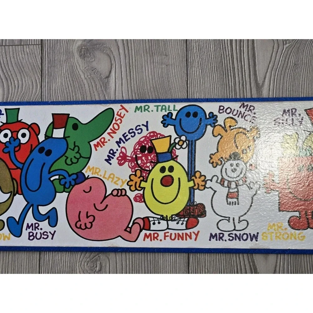 Mr. Men Wall Plaque Art Wooden 59